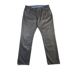 Brooks Brothers Mens Advantage Chino 35x30 Stretch Cotton Gray Lightweight Prep